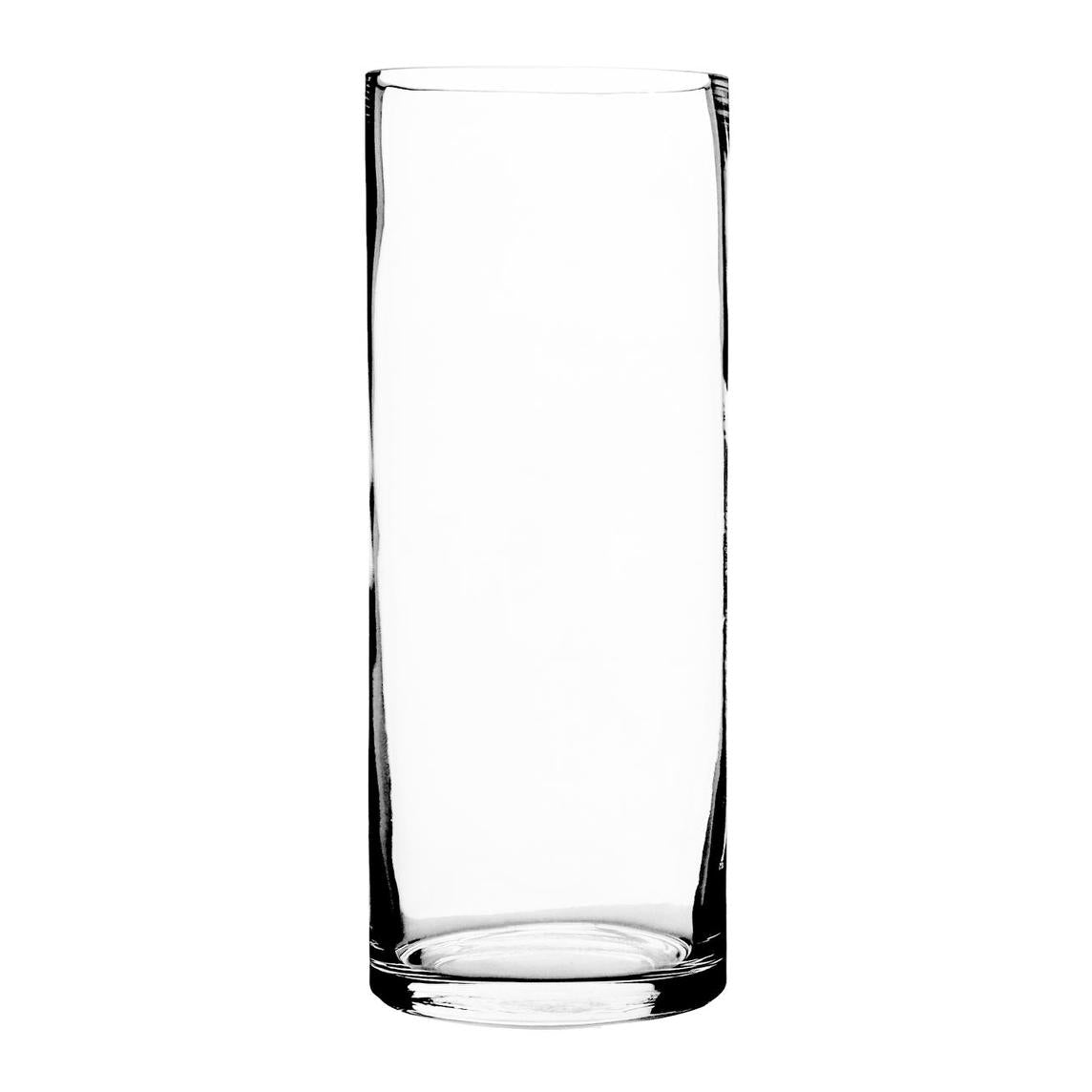 Glass Vase Cylinder 28x12cm
