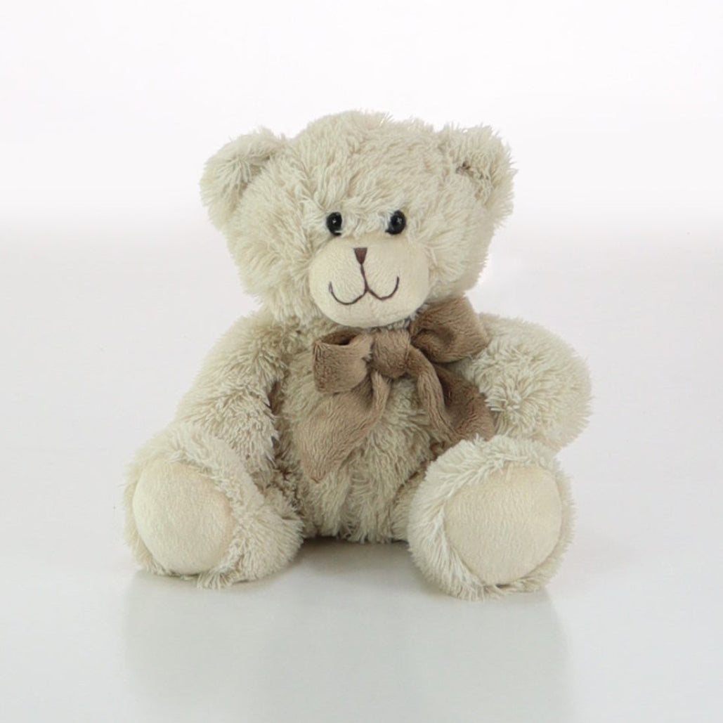 Brown Or Cream Teddy Bear Brown Bow 17CM Sitting
