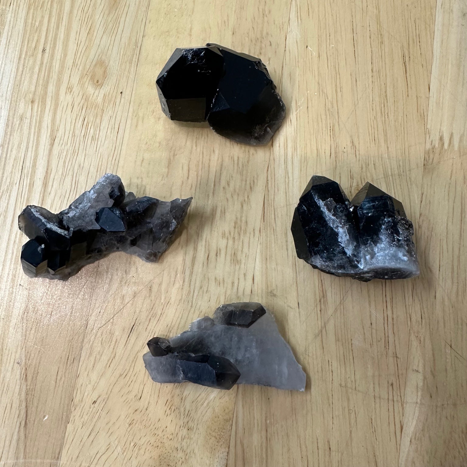 Smoky Quartz Cluster – Natural Crystal Formation