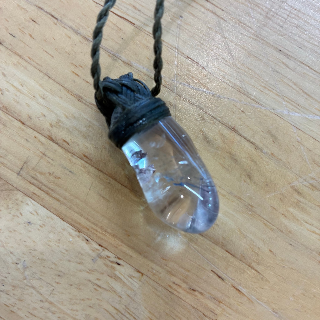 Clear Quartz with Inclusions Necklace – Clarity, Insight & Amplified Energy