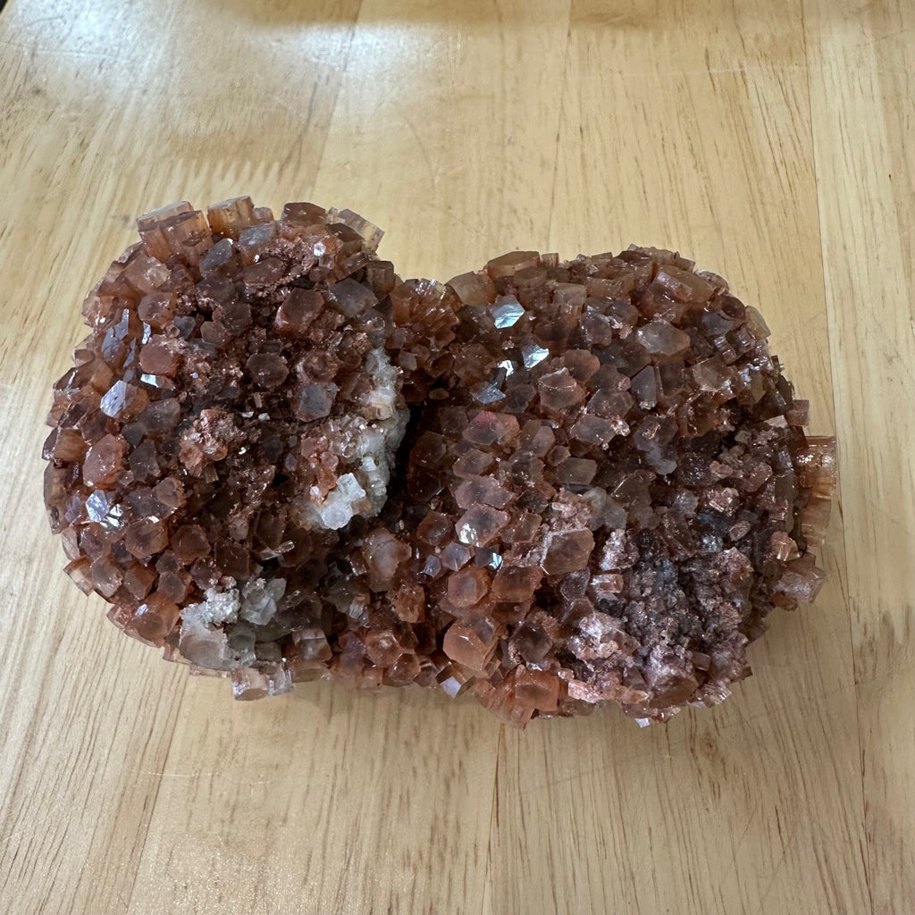Aragonite Sputnik – Natural Hexagonal Crystal Cluster