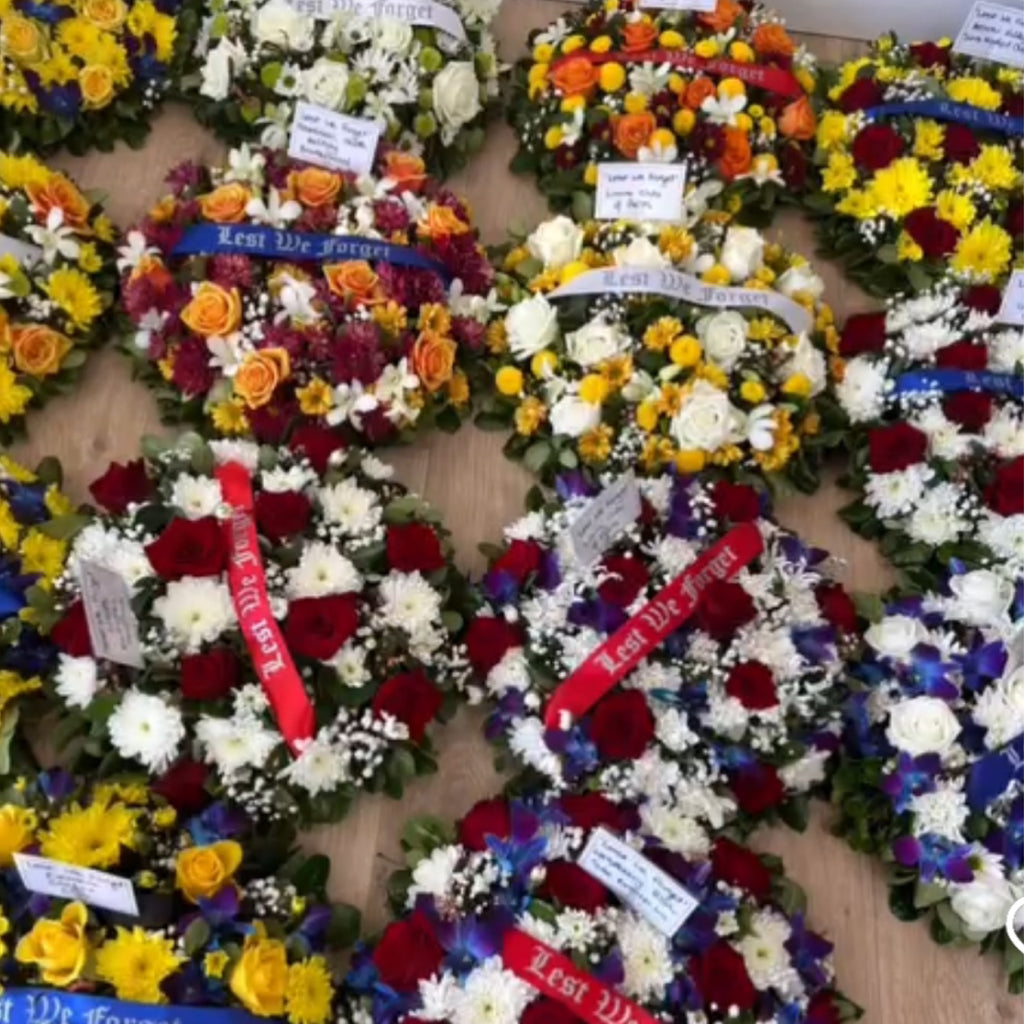 Anzac wreaths Launceston