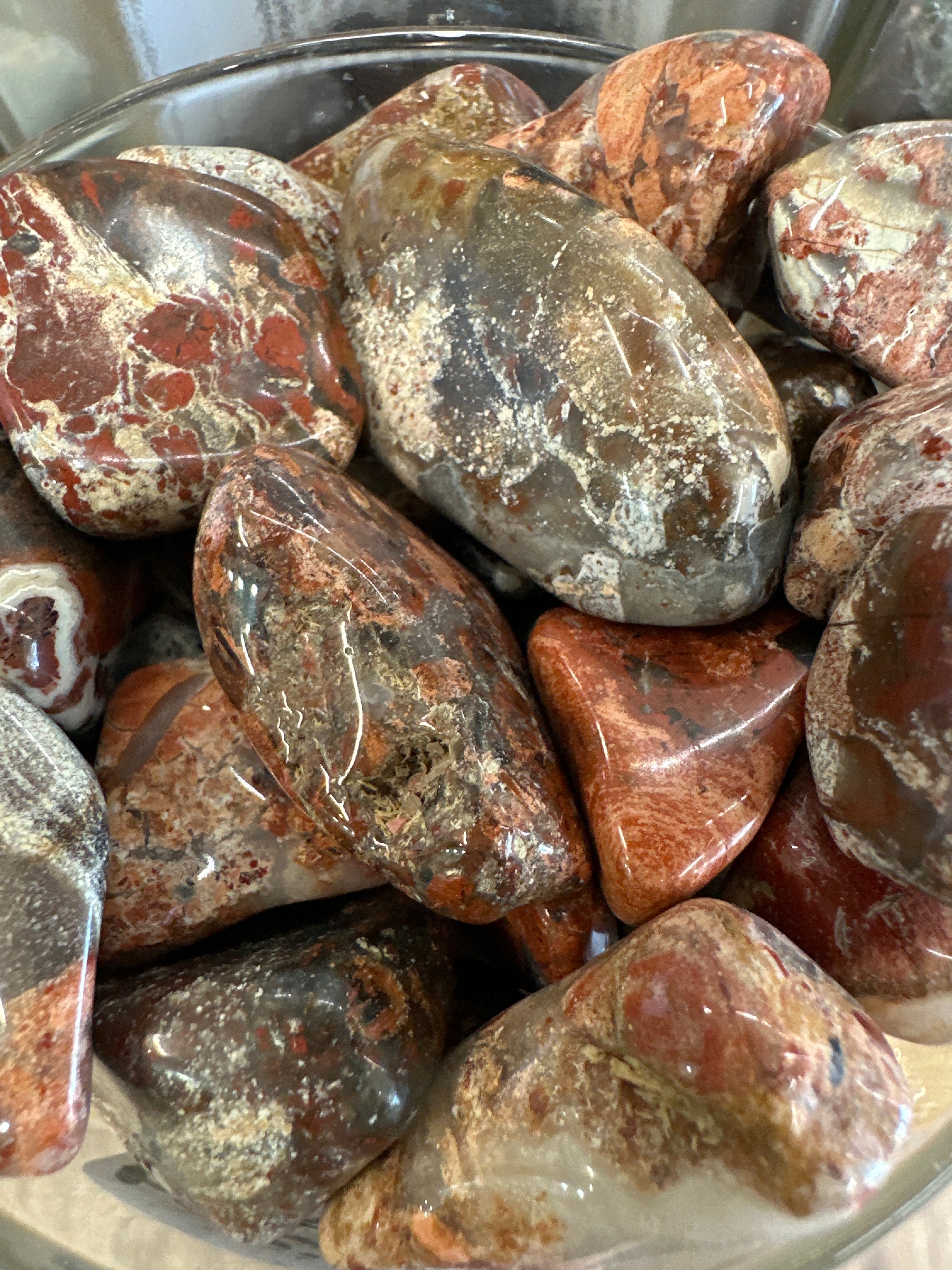 角砾状碧玉 - 疗愈 - 抛光石