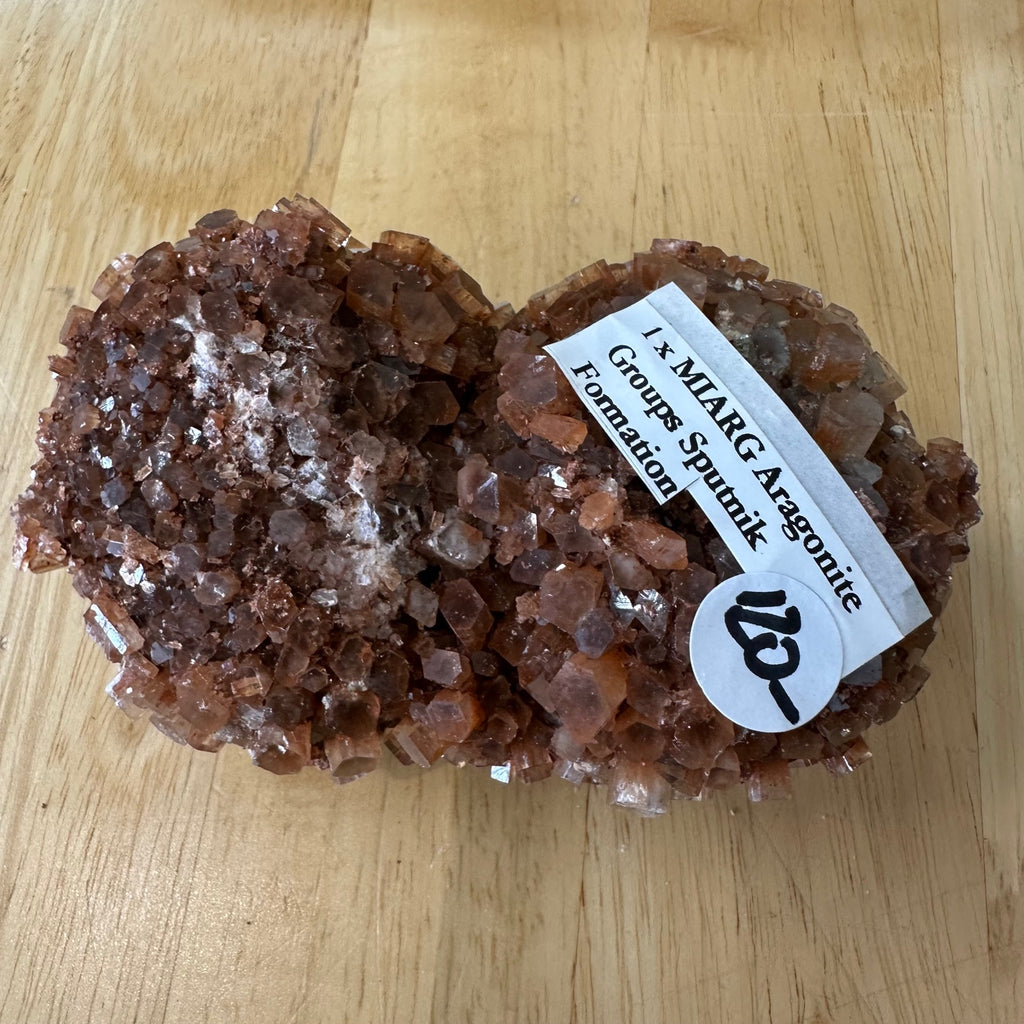 Aragonite Sputnik – Natural Hexagonal Crystal Cluster