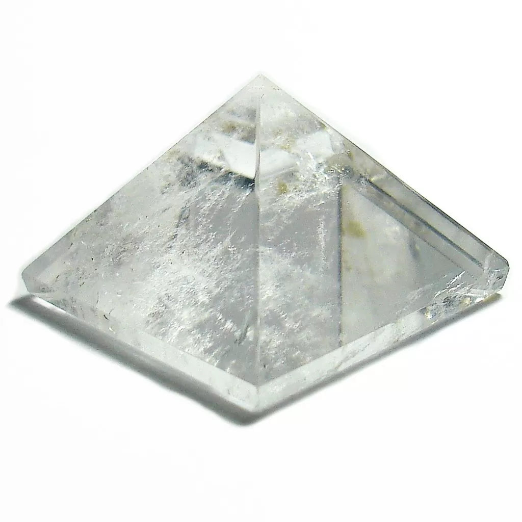 Clear Quartz crystal pyramid