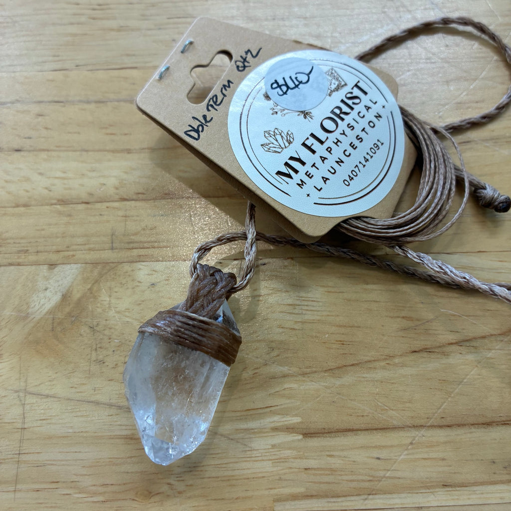 Double Terminated Quartz Necklace – Clarity, Balance & Energy Flow