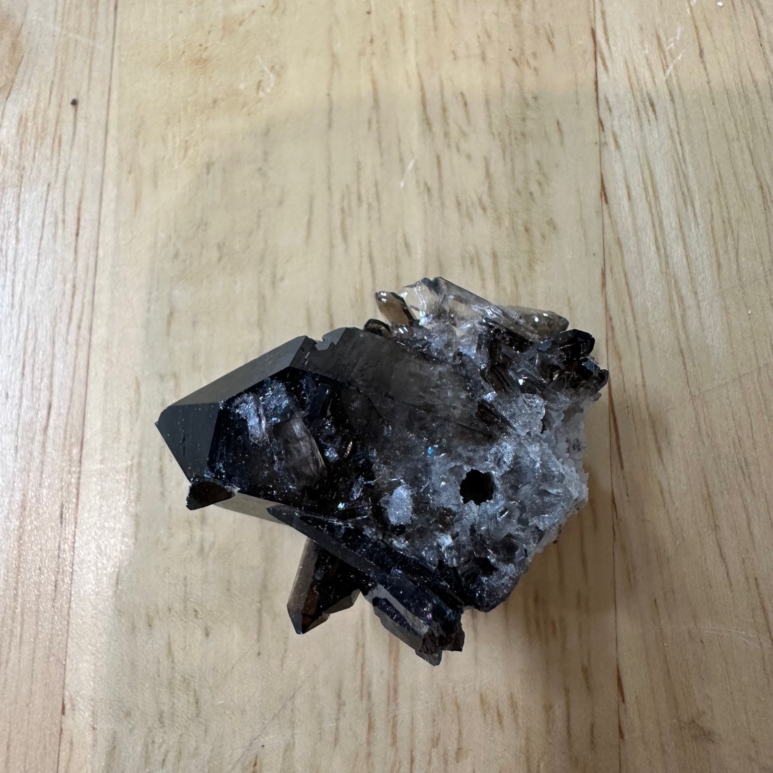 Smoky Quartz Cluster – Natural Crystal Formation