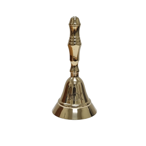 Hand Brass Bell Triple Moon