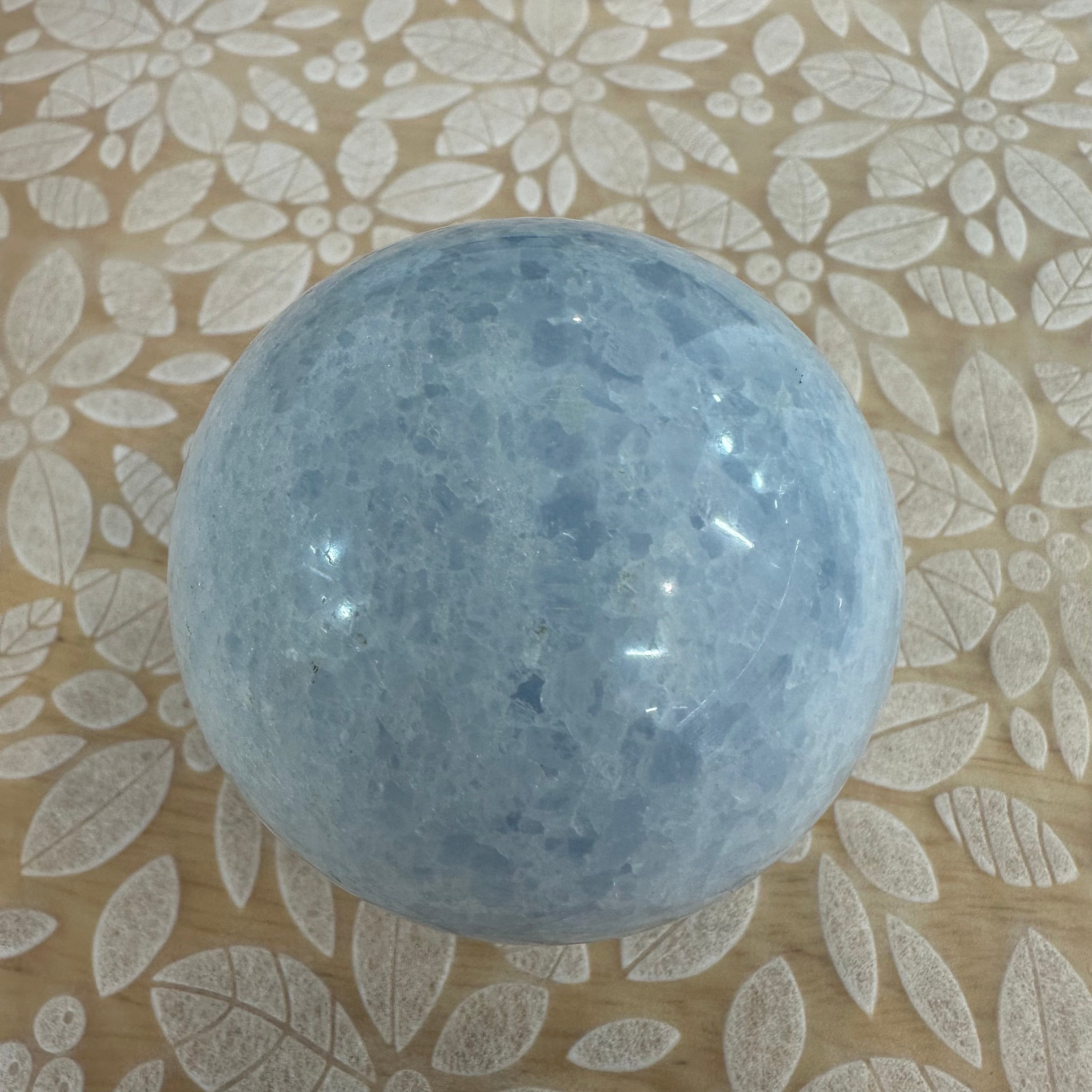 Blue Calcite Sphere – 325g