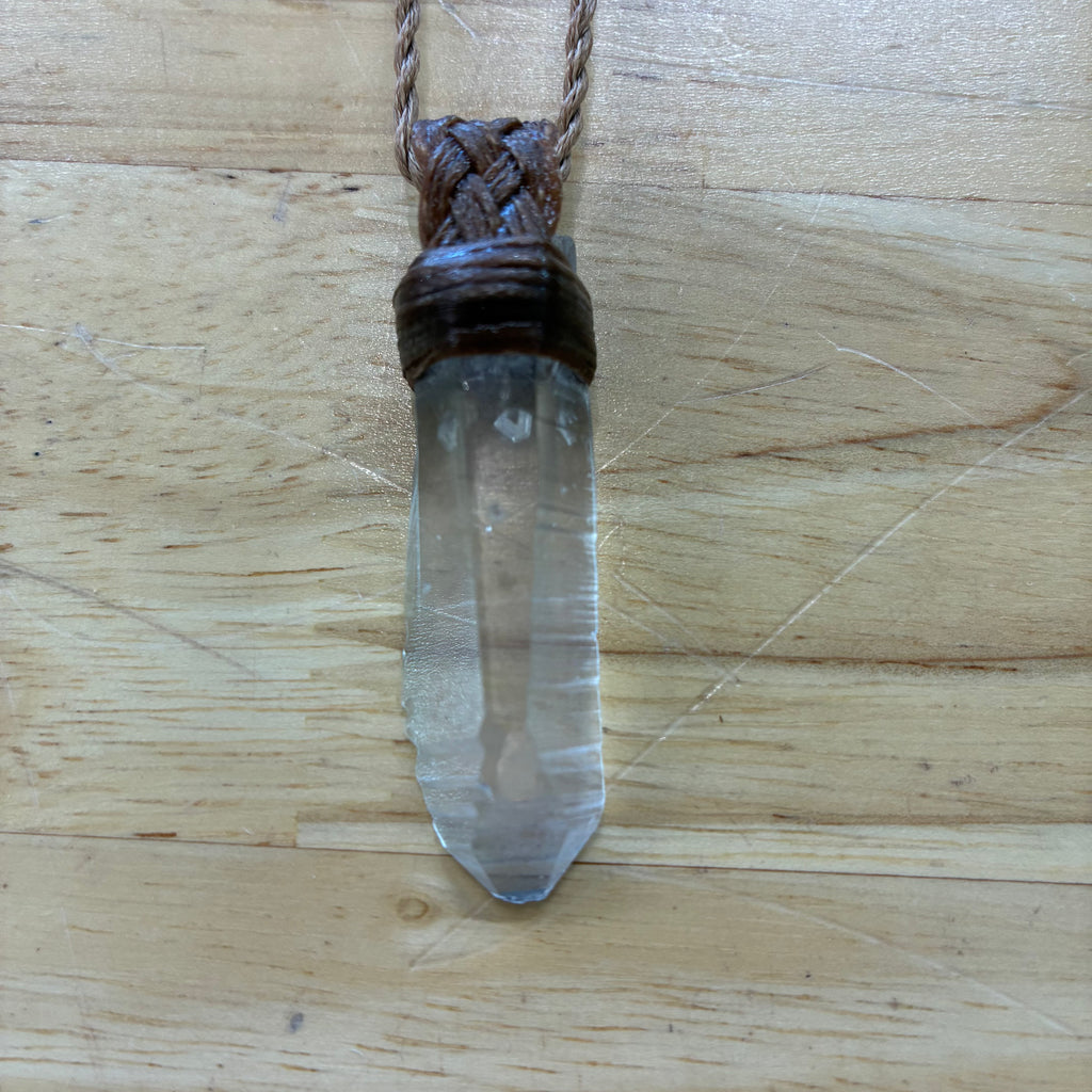 Key Lemurian Leather Necklace - Inner Wisdom