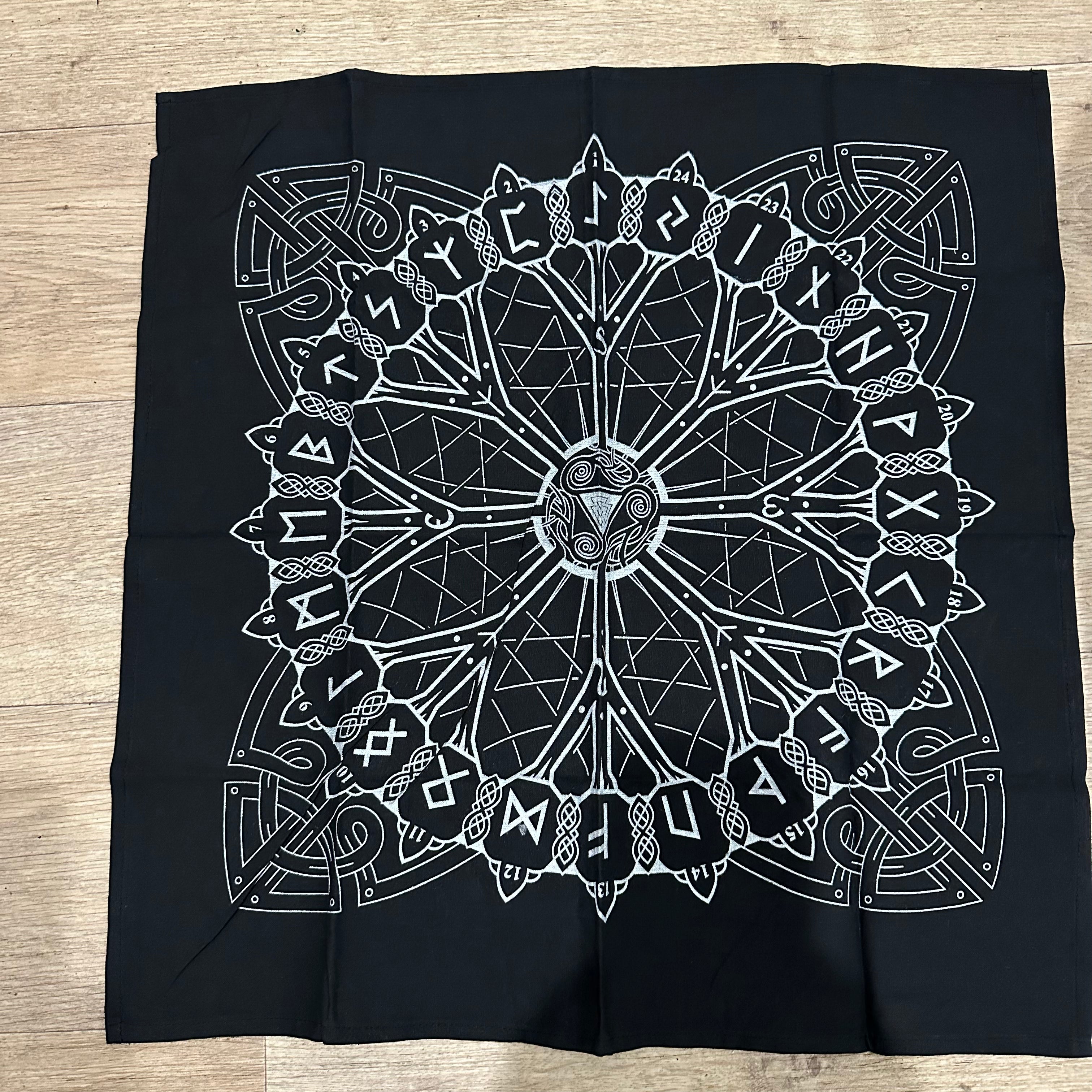 Altar Cloth Rune Size (50*50) Black
