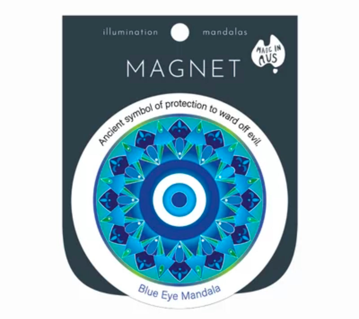 Blue Eye Mandala Blue Eye / Evil Eye of Protection Magnet