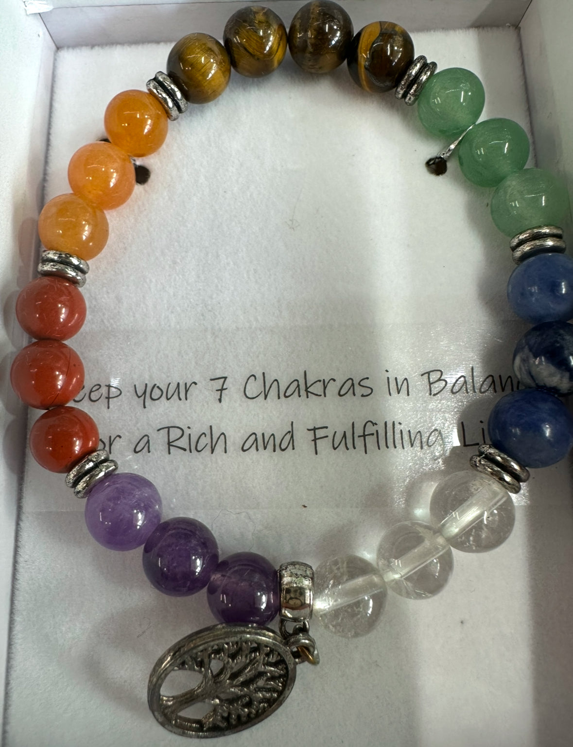 Chakra Bracelet Gift Boxed