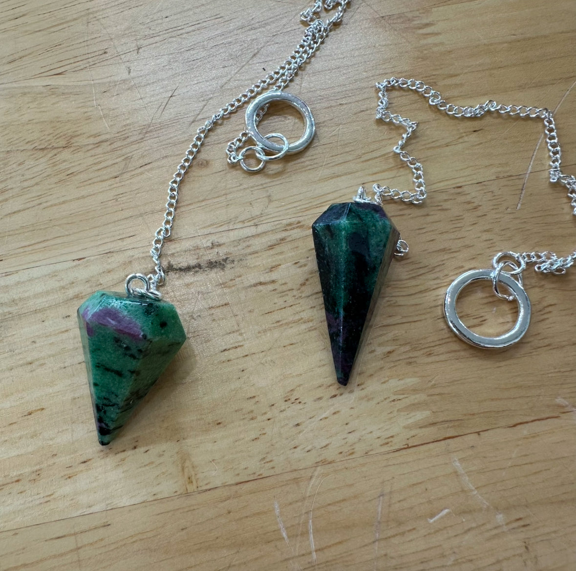 Ruby in Zoisite Pendulum