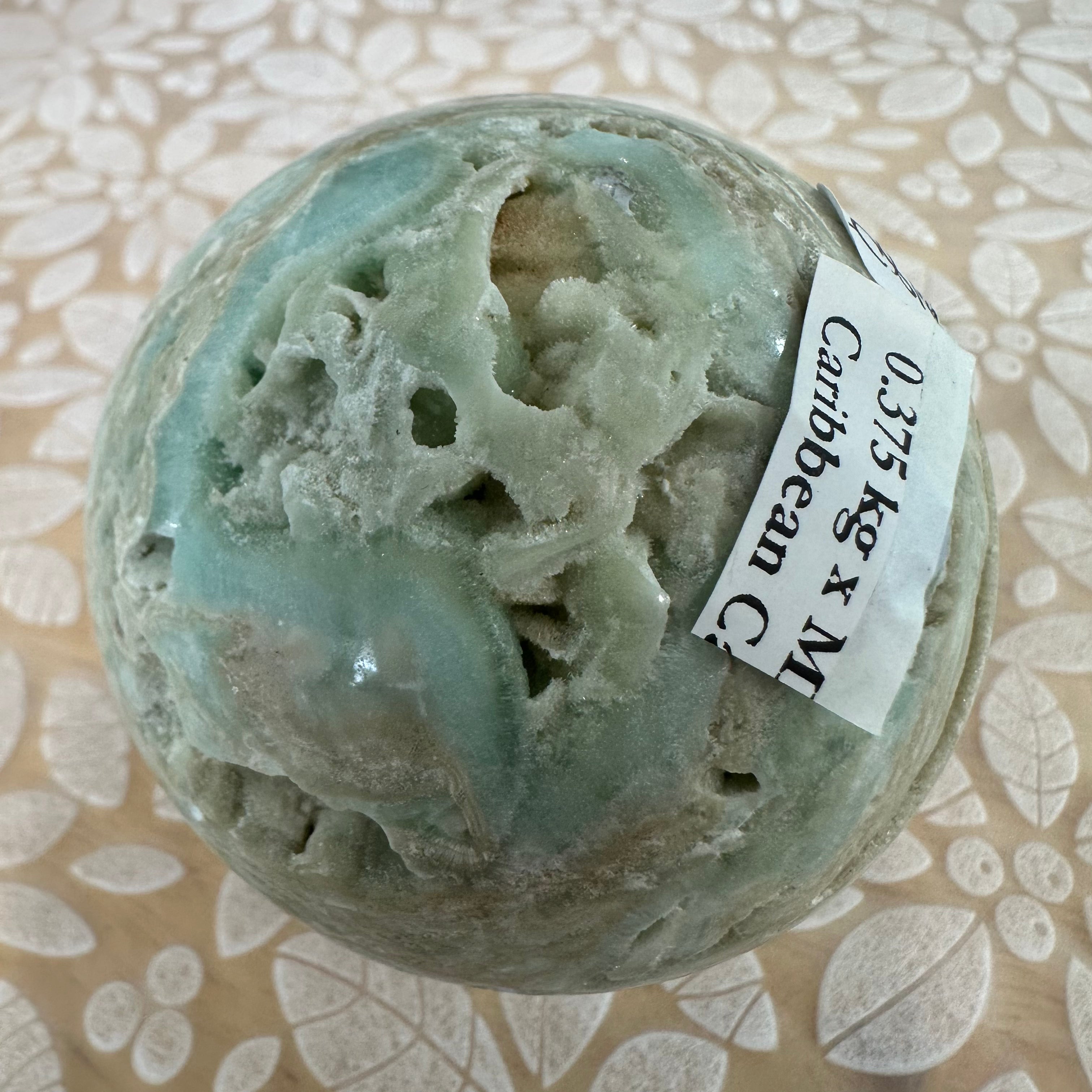 Caribbean Calcite Sphere – 375g