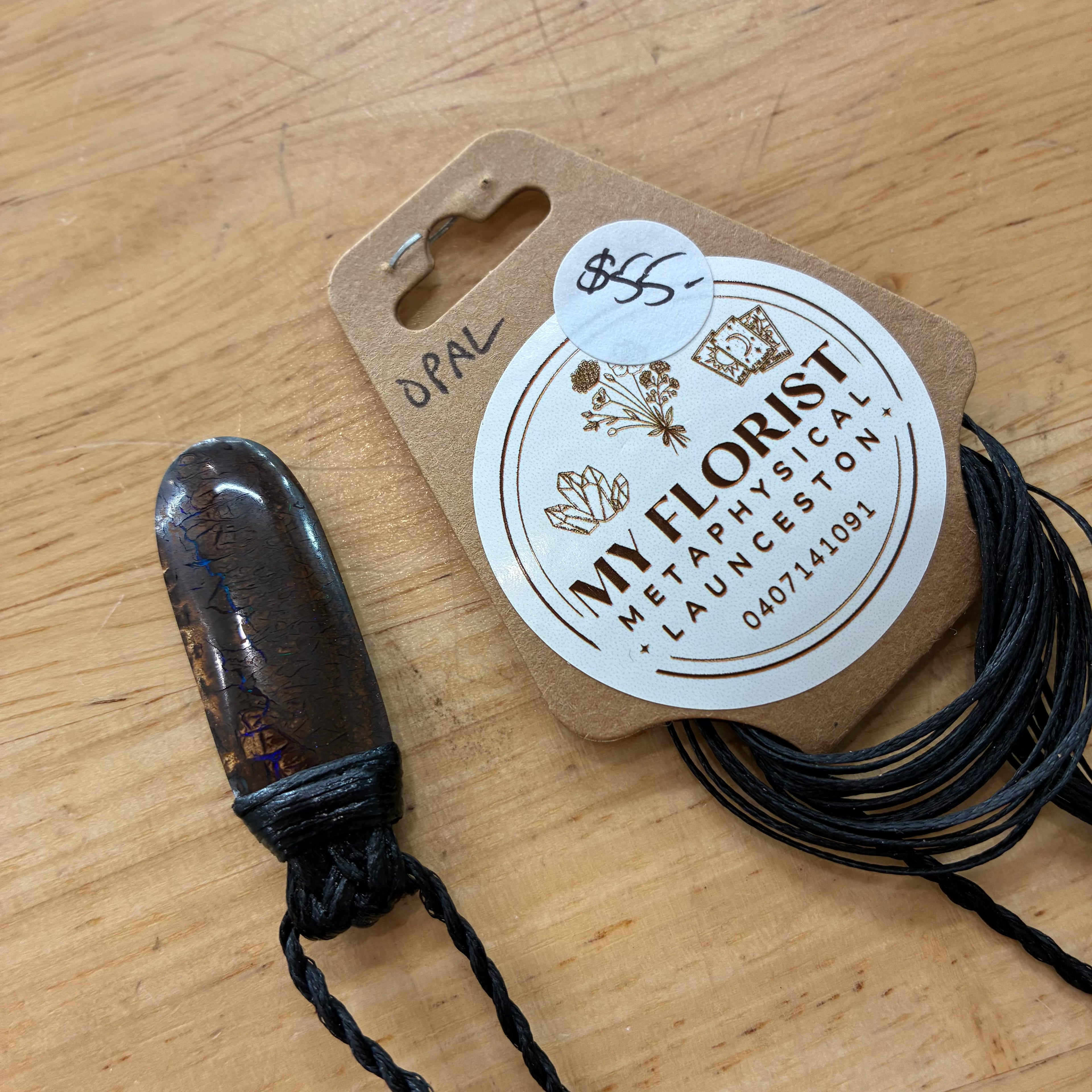 Opal Leather Necklace - Inspiration