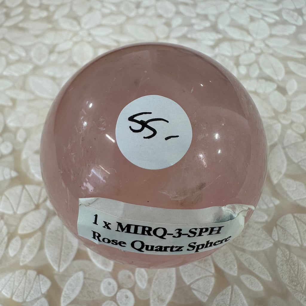 Rose Quartz Sphere – 6cm