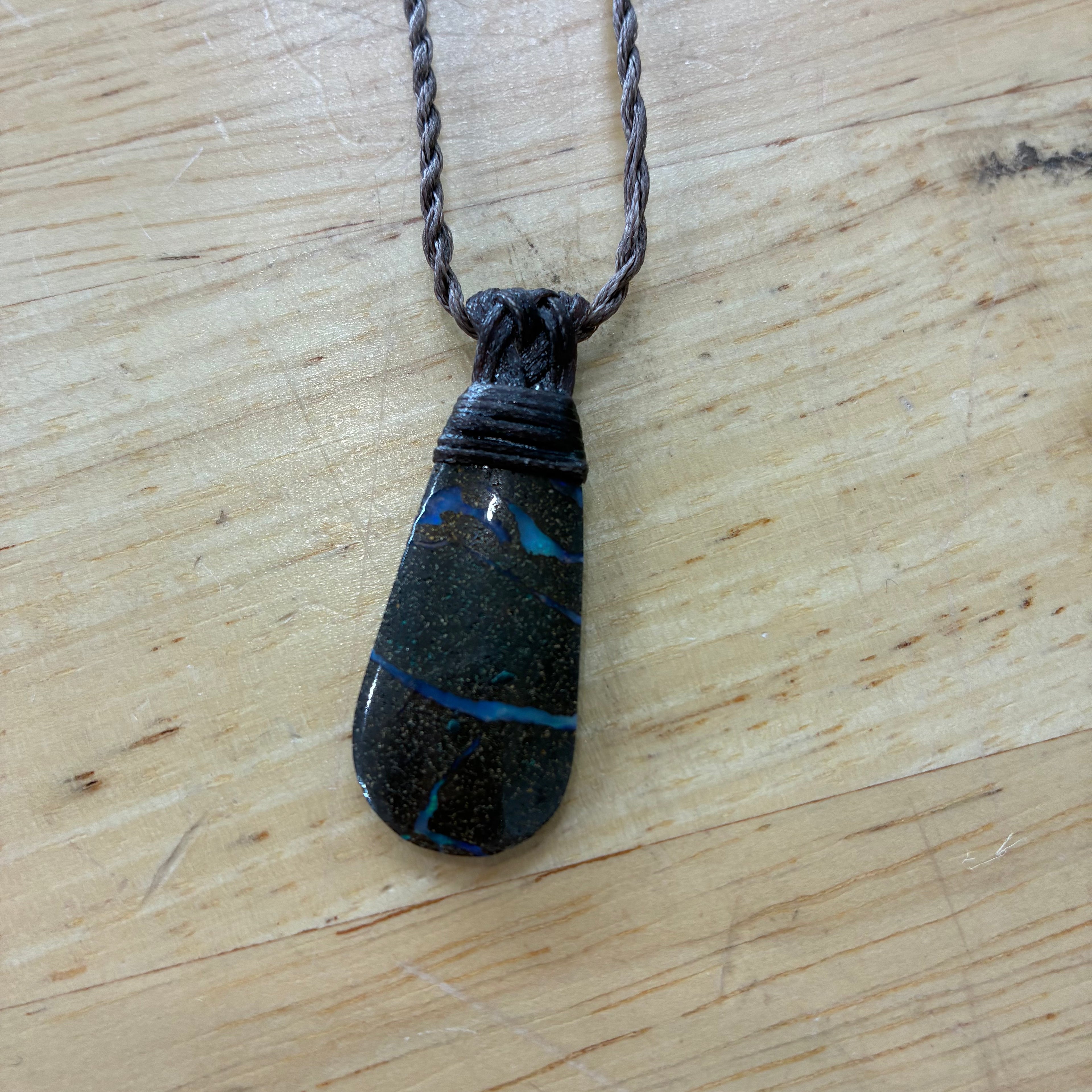 Opal Leather Necklace - Inspiration