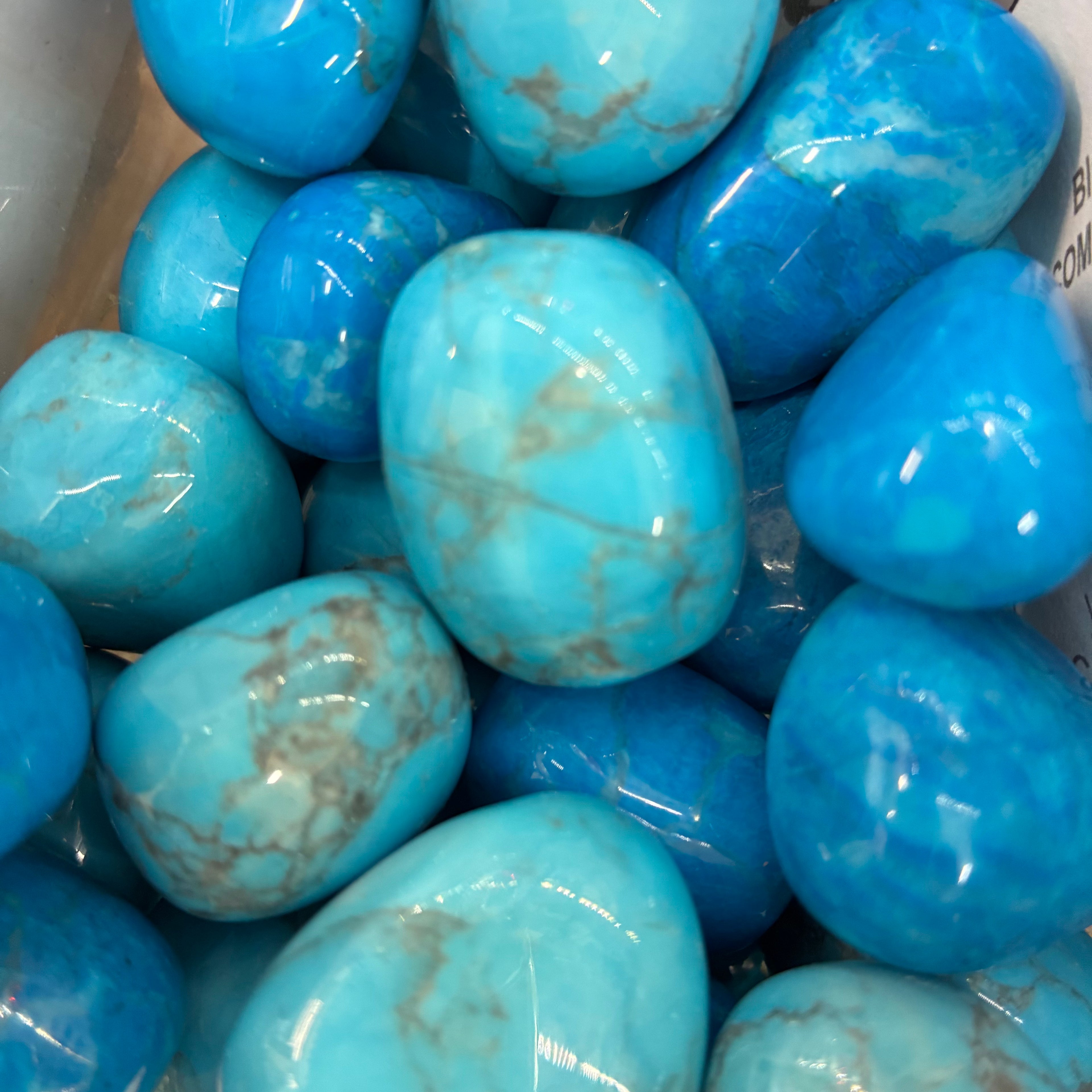 Blue Howlite - Tumble Stone