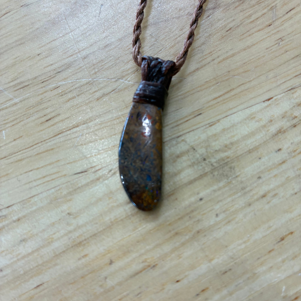 Opal Leather Necklace - Inspiration