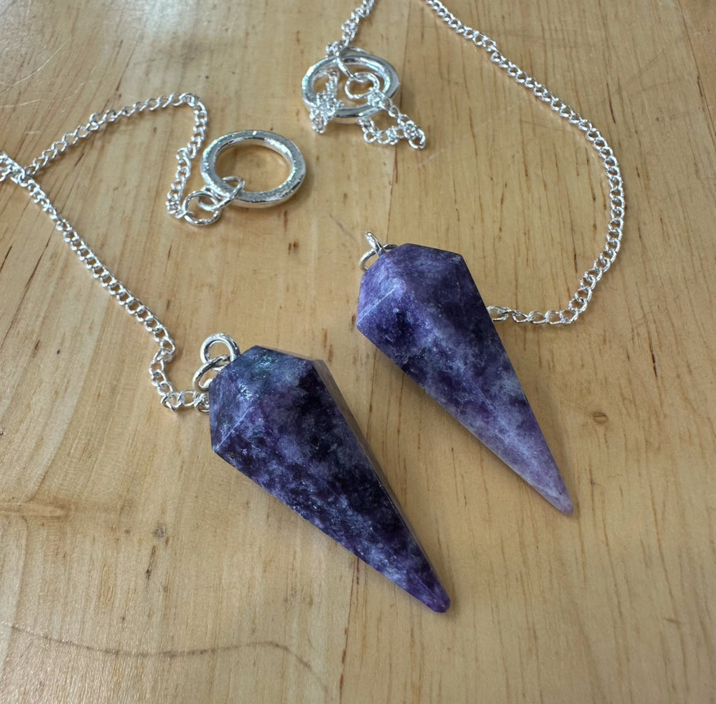 Lepidolite Pendulum