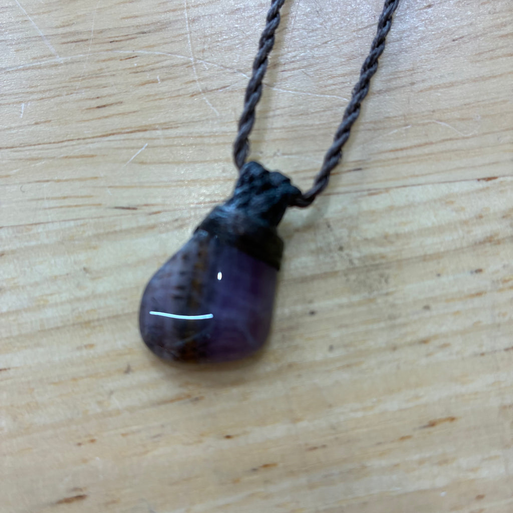 Auralite 23 Leather Necklace - Awakening