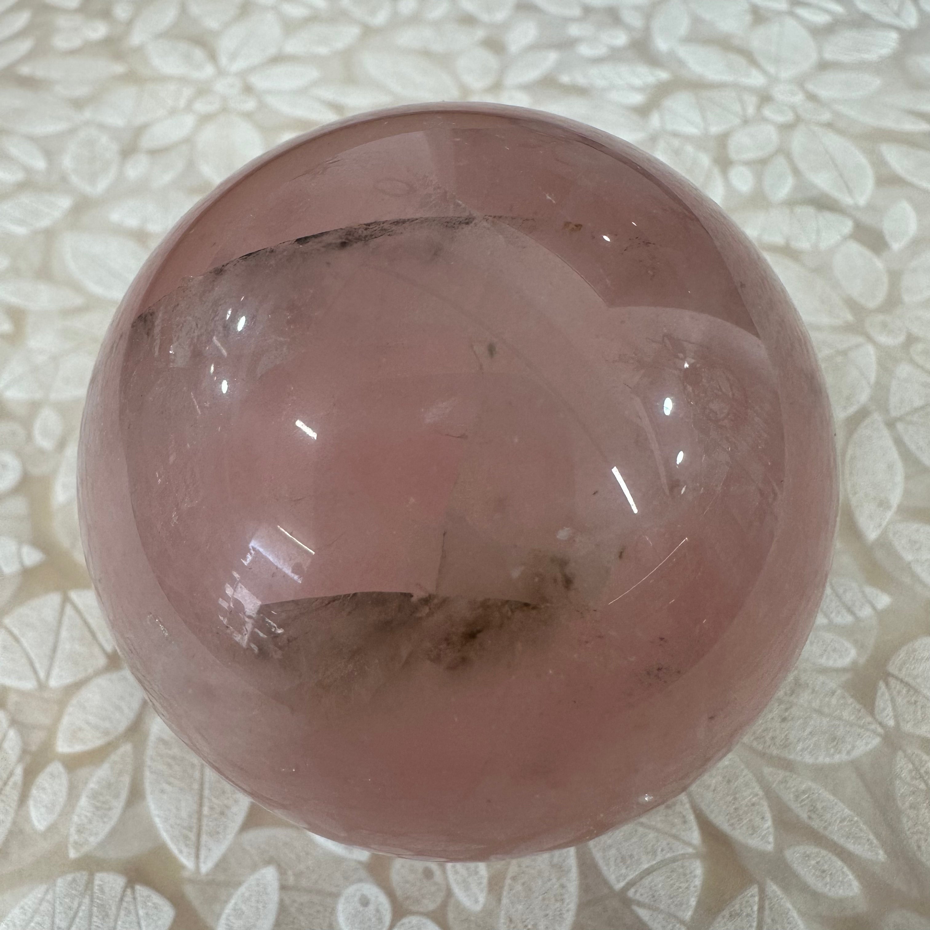 Rose Quartz Sphere – 6cm