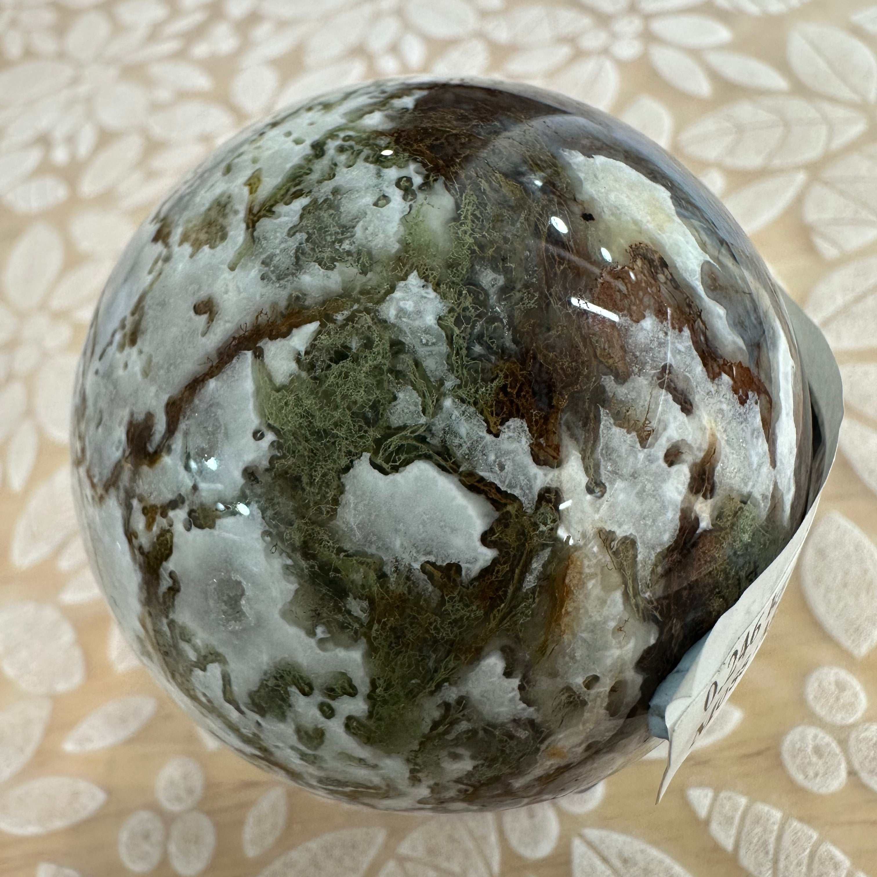 Moss Agate Sphere – 246g