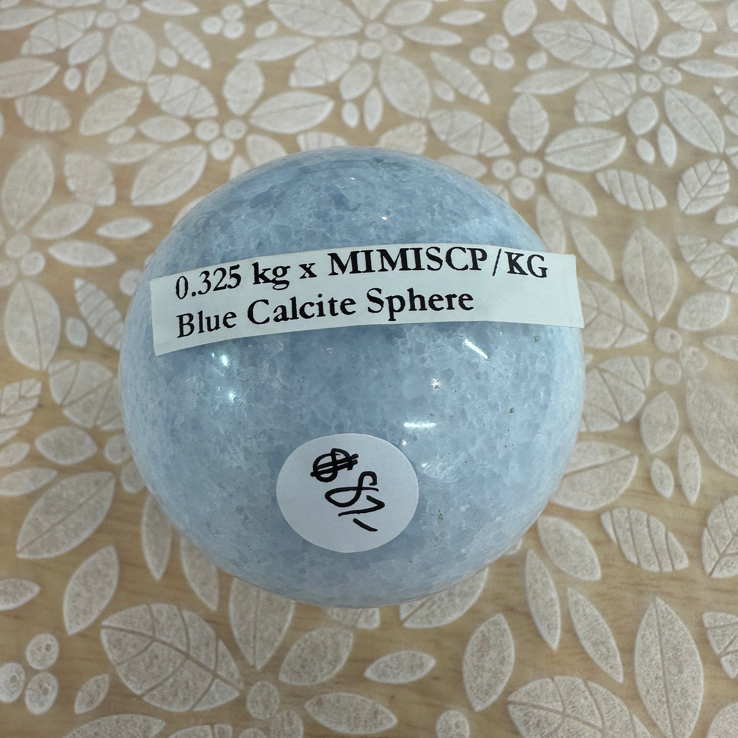 Blue Calcite Sphere – 325g