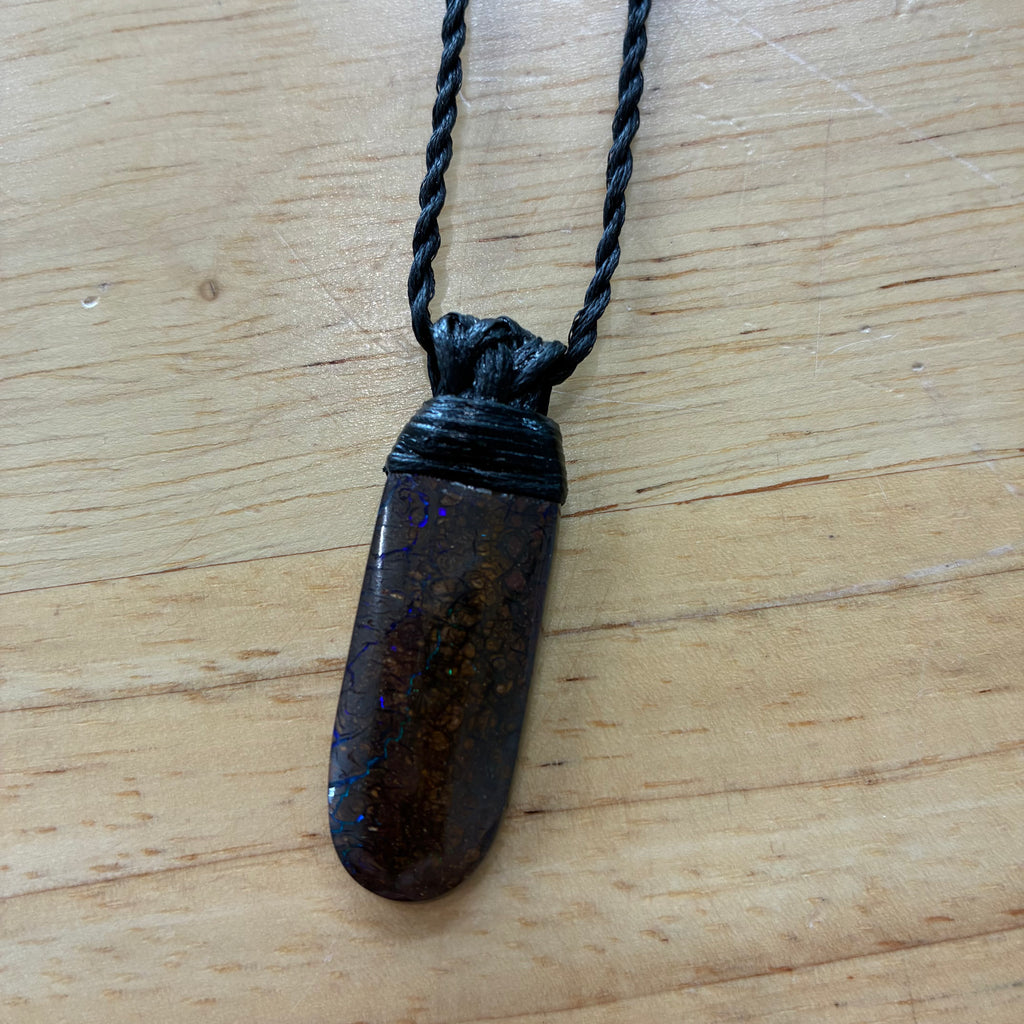 Opal Leather Necklace - Inspiration