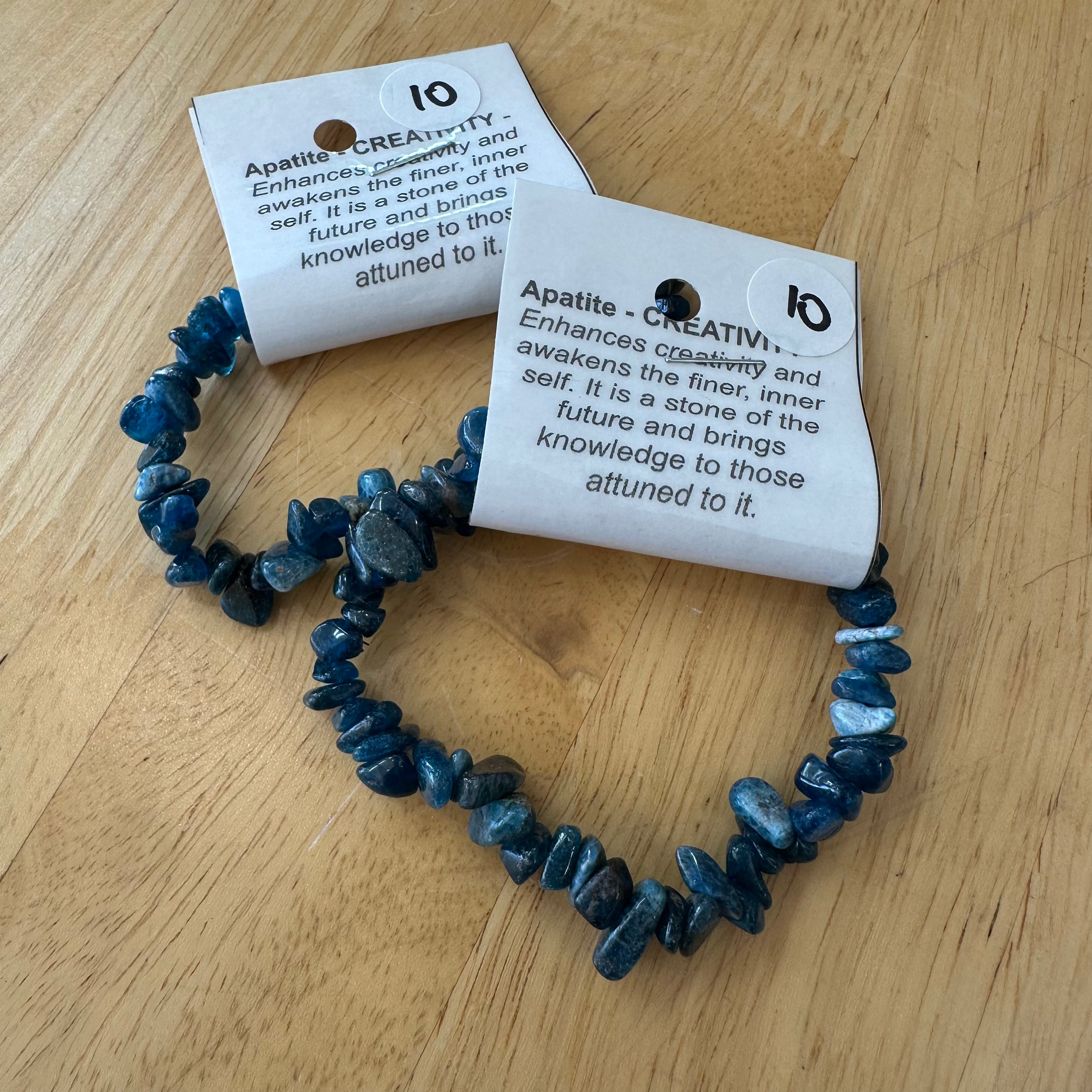 Apatite Chip Bracelet