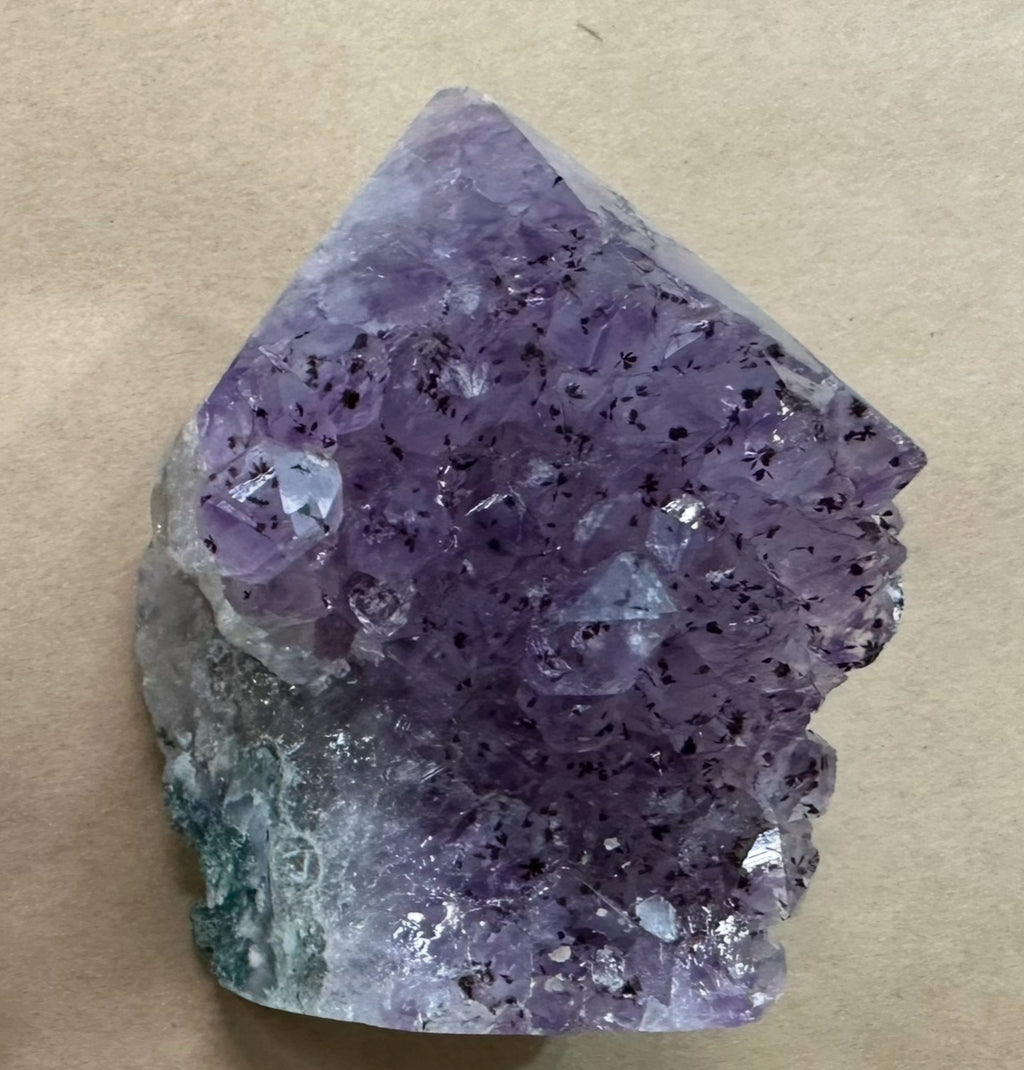 Amethyst Druze Polished Point
