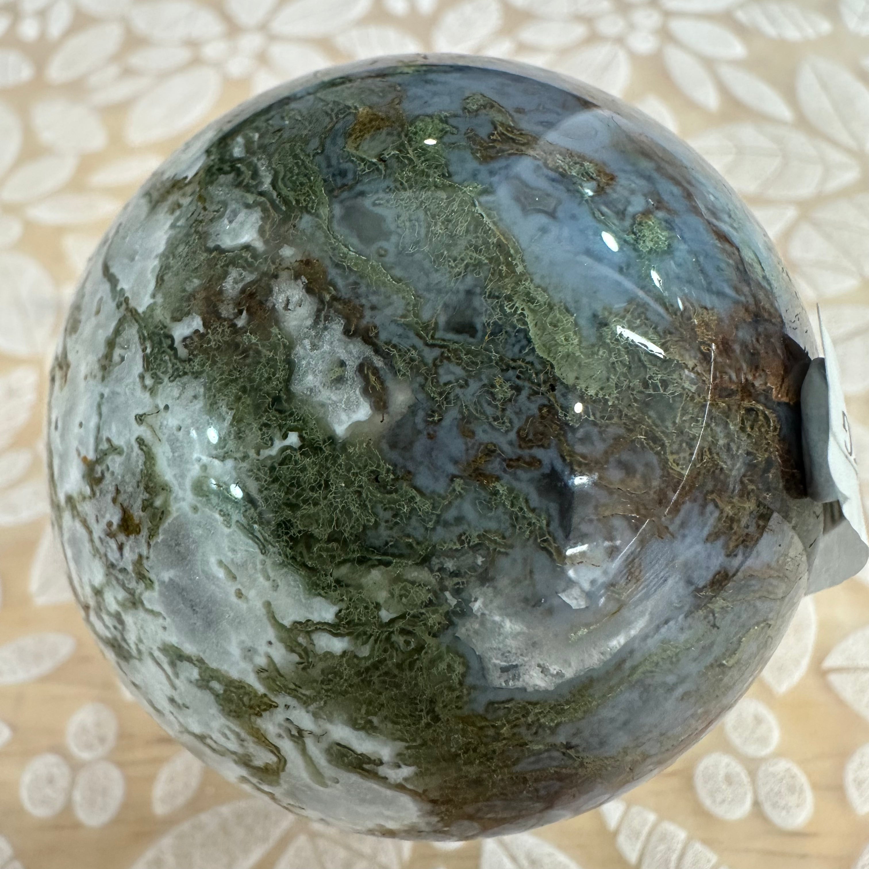 Moss Agate Sphere – 246g