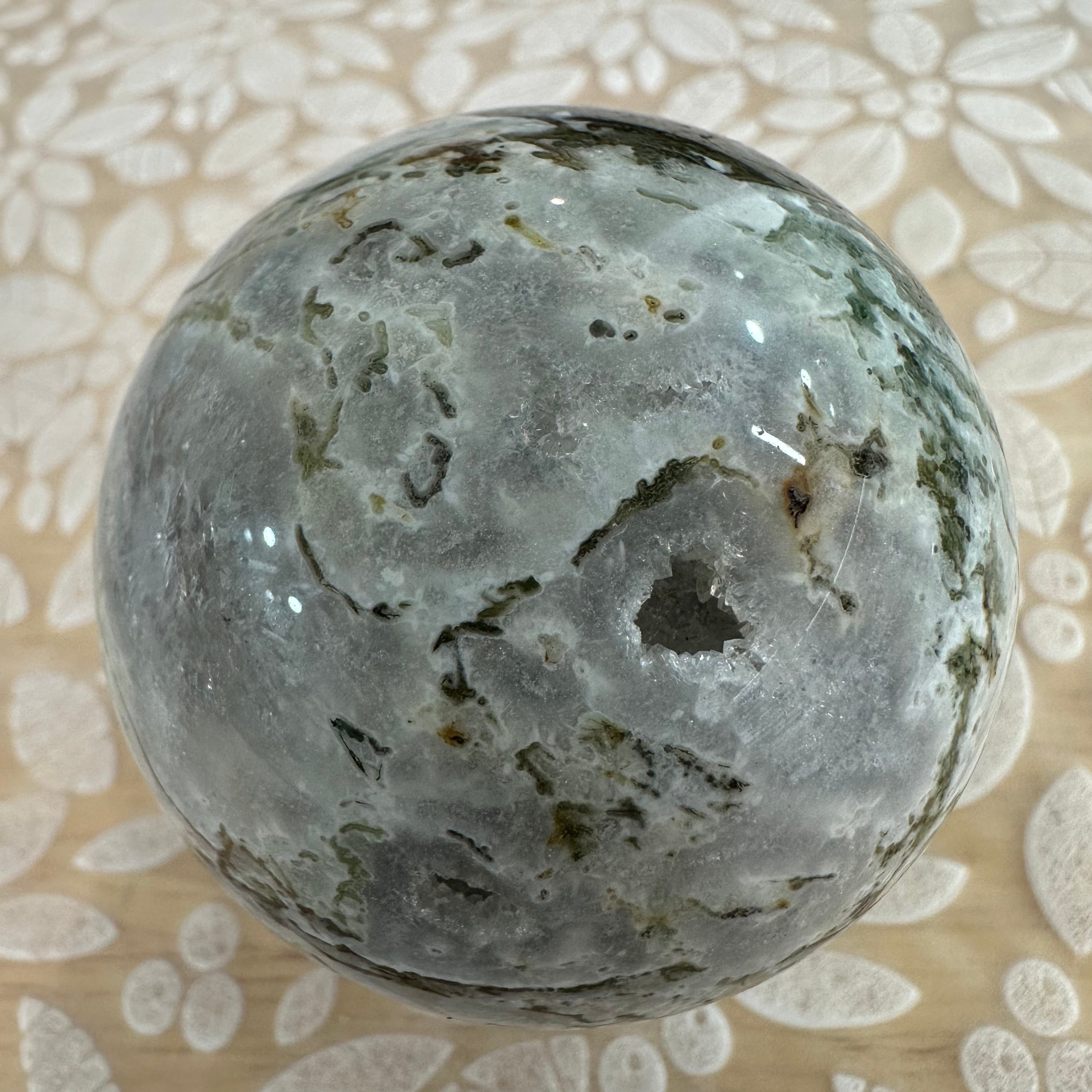 Moss Agate Sphere – 246g