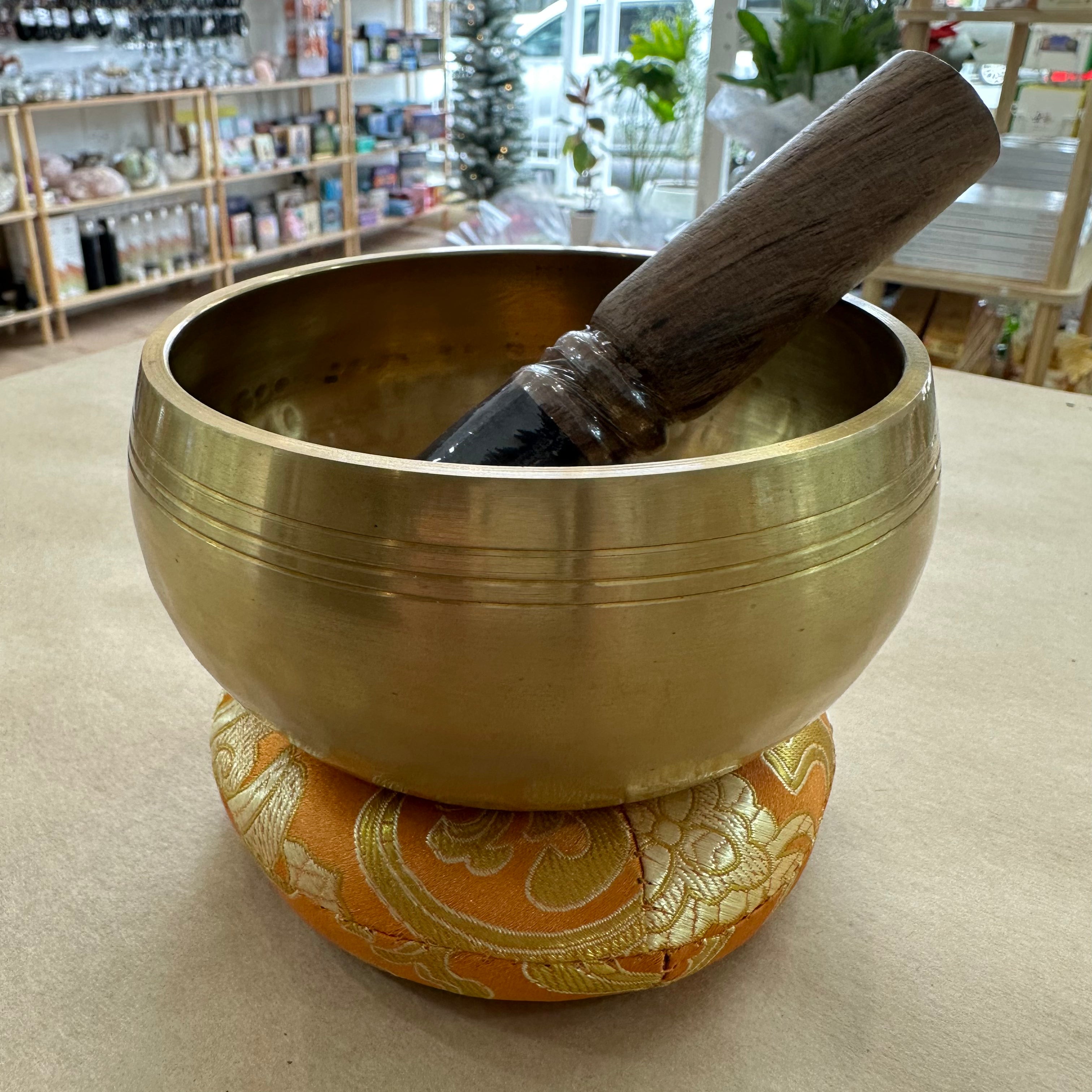 Brass Singing Bowl Small  Hand Beaten 11 cm