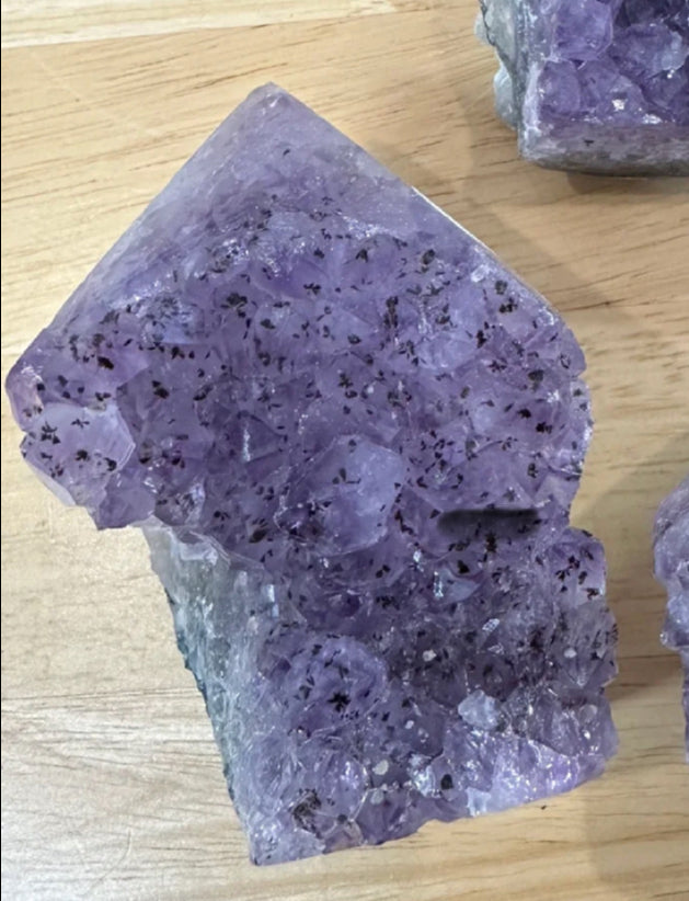 Amethyst Druze Polished Point