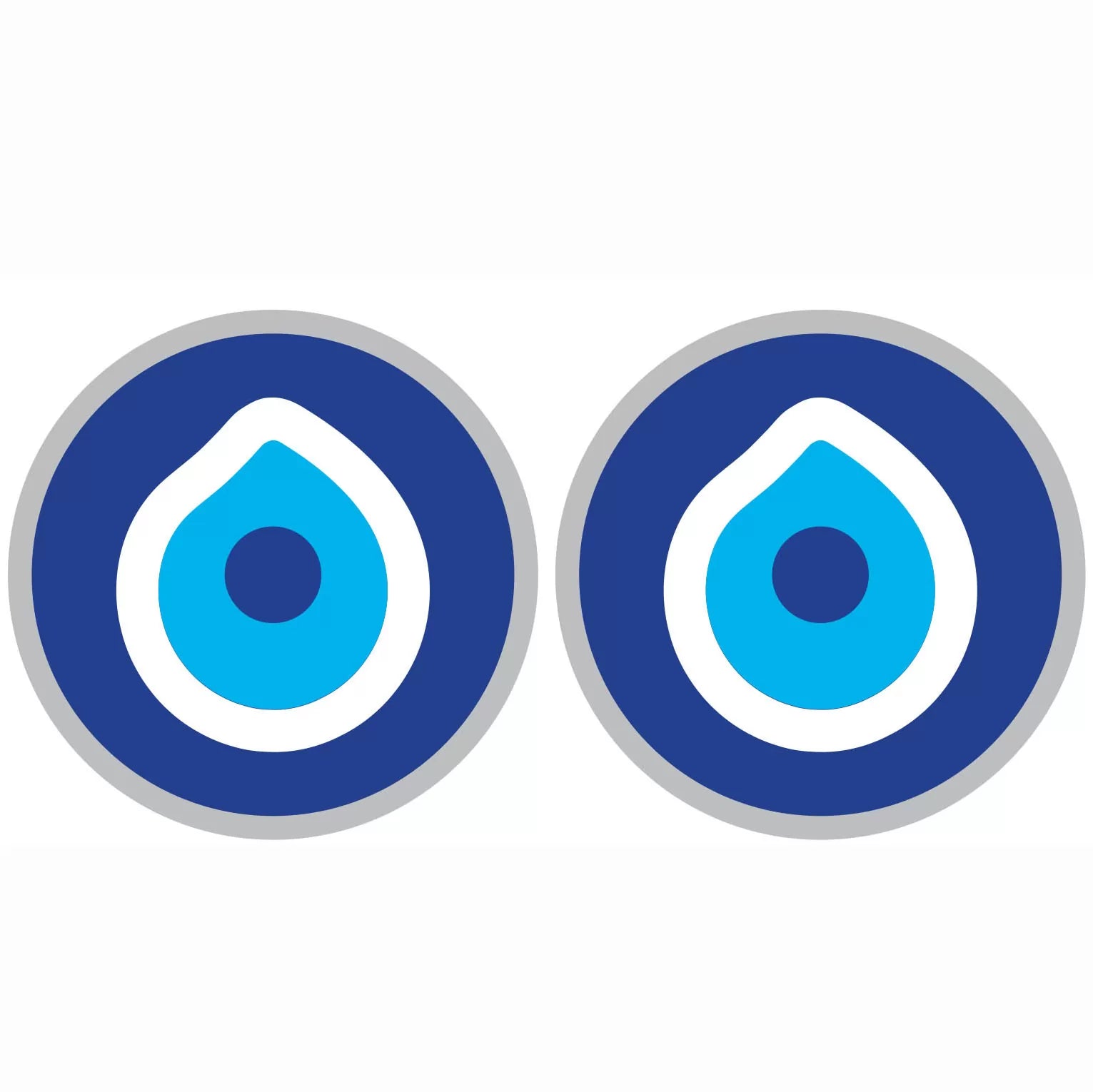 Blue Eye | Evil Eye of Protection Sunlight Pack of Two Stickers