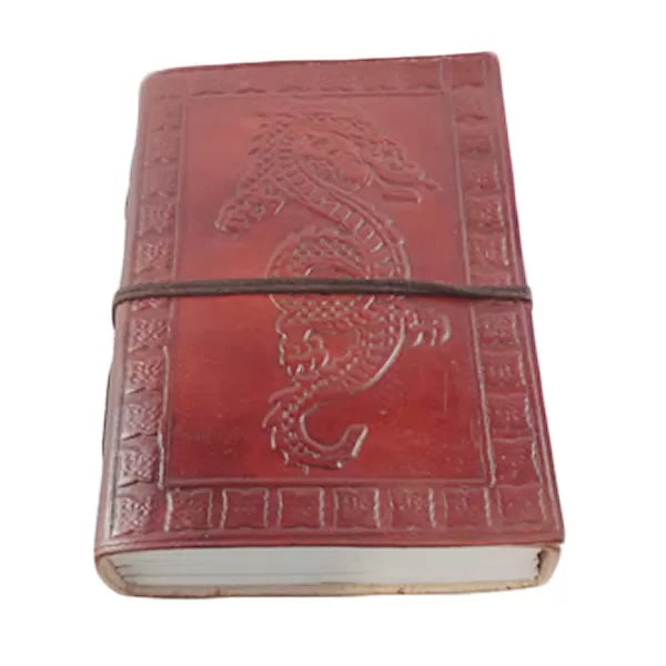 皮革日记本 - 龙