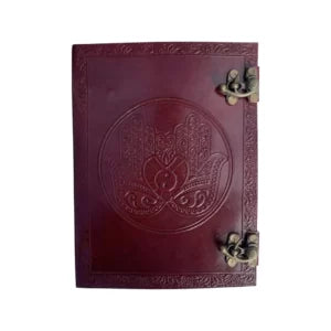 Healing Hands - Leather Journal with Clasps