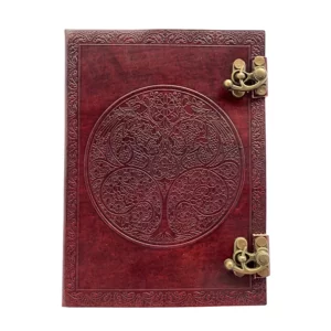 Tree of Life - Leather Journal with Clasps