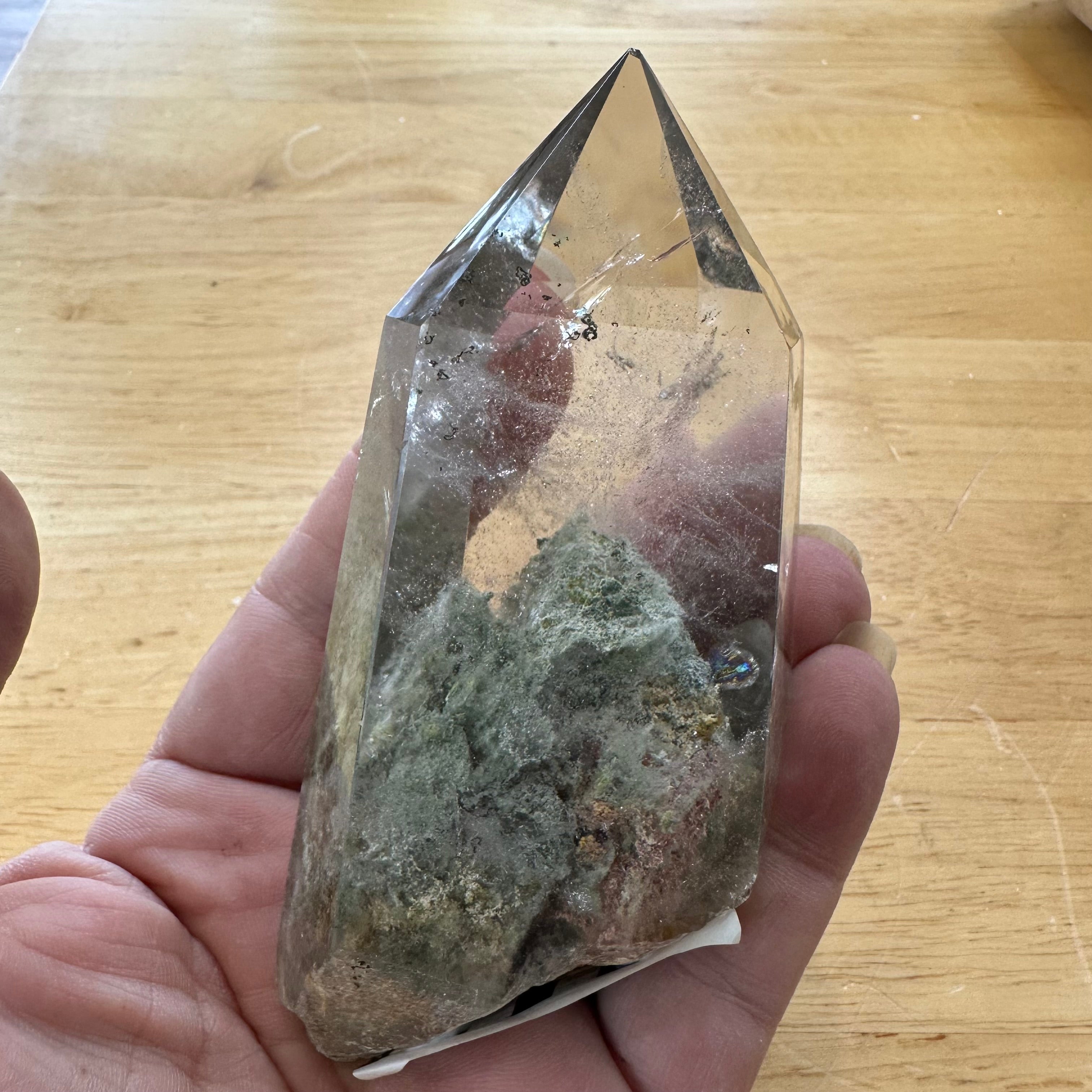 Lodolite (Garden Quartz) Polished Point