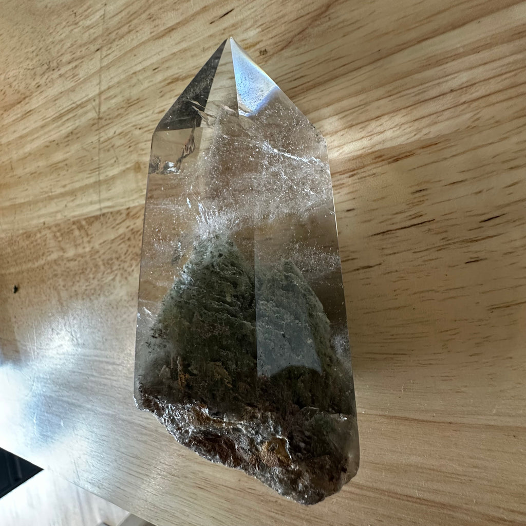 Lodolite (Garden Quartz) Polished Point