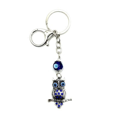Blue Eye | Evil Eye Keyring Owl