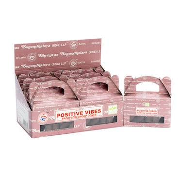 Positive Vibes Backflow | Incense Cones