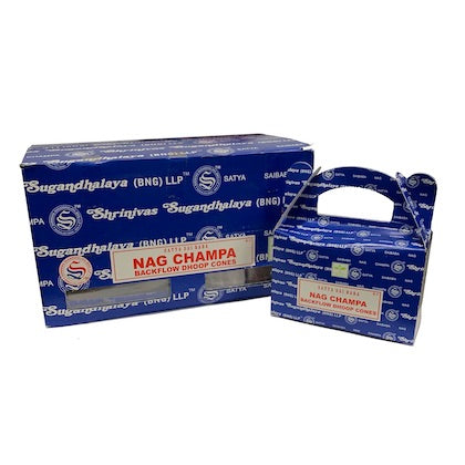 Nag Champa Backflow | Incense Cones