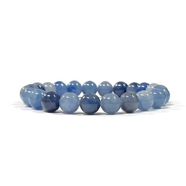 Blue Aventurine Bead Bracelet 8mm