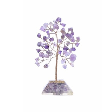 Amethyst Crystal Tree 50 Chip - Orgonite Base