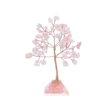 Rose Quartz Crystal Tree 50 Chip - Orgonite Base