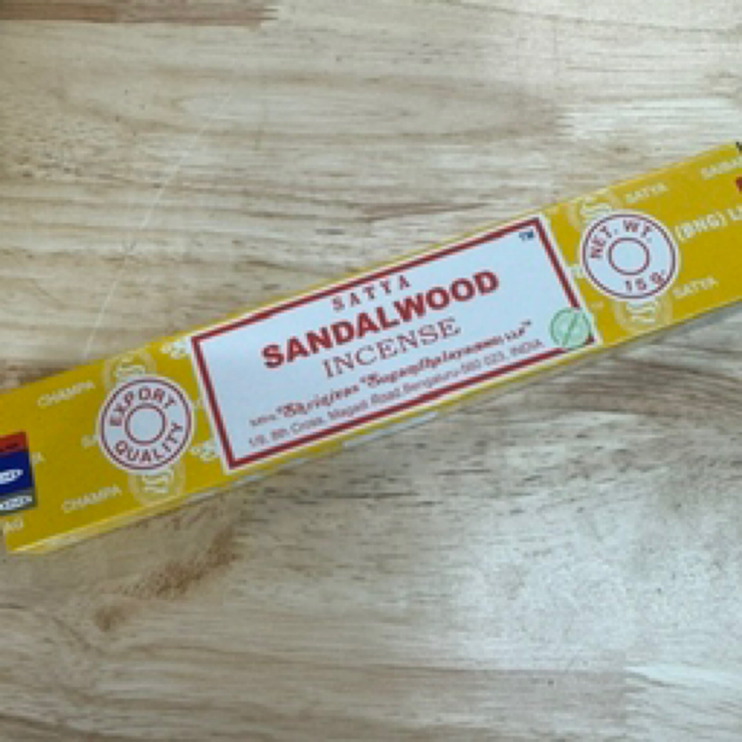 Sandalwood Incense Sticks Satya 15g