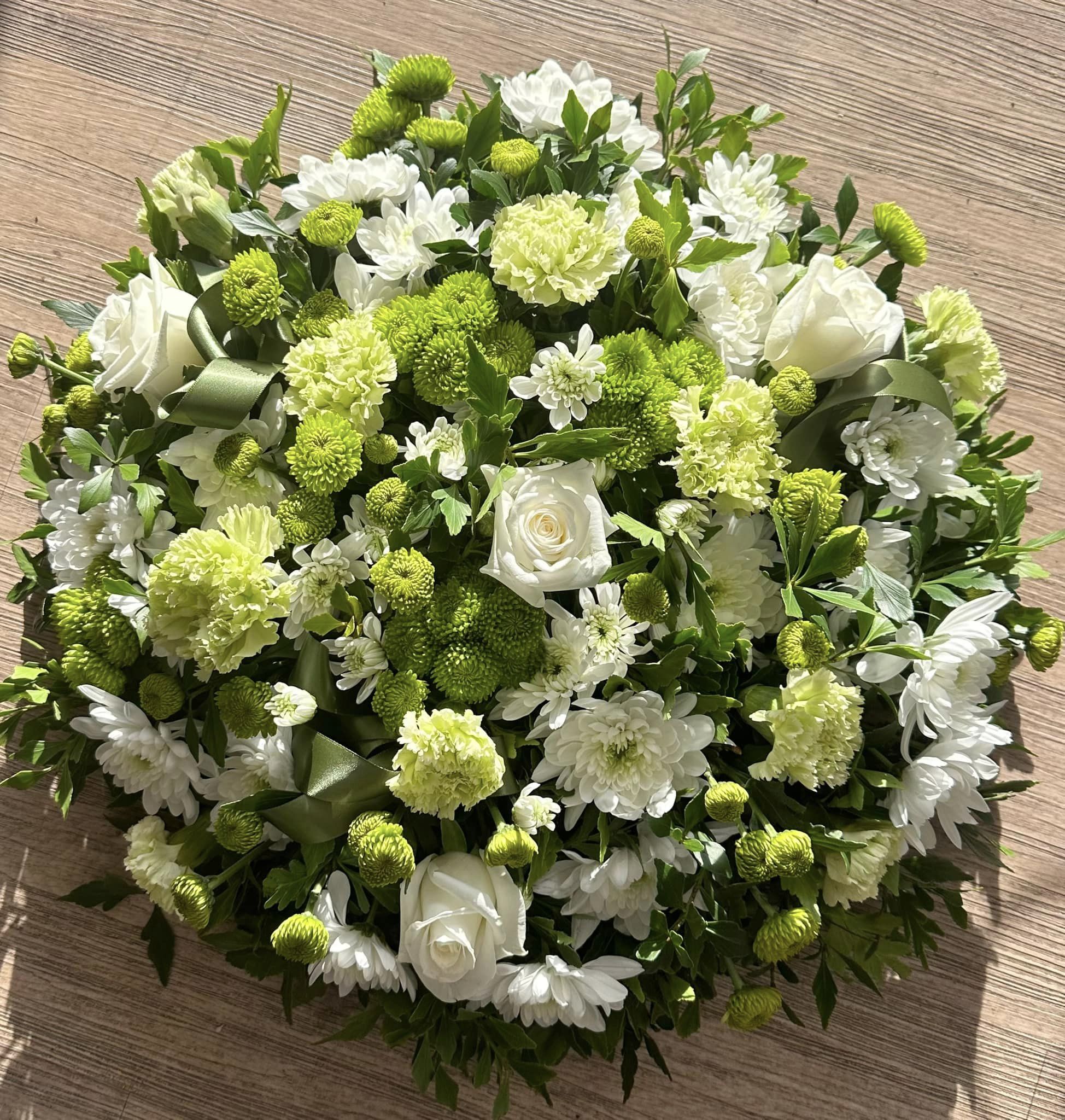 Sympathy wreath deliveies